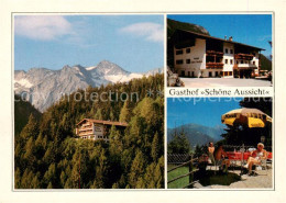 73834425 Finkenberg  Zillertal Tirol AT Gasthof Schoene Aussicht Terrasse  - Andere & Zonder Classificatie