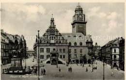 73801591 Plauen  Vogtland Markt Mit Rathaus  - Autres & Non Classés