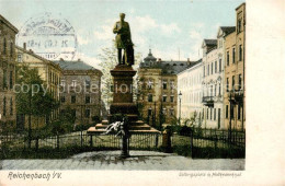 73801587 Reichenbach  Vogtland Solbrigplatz Mit Moltkedenkmal  - Other & Unclassified