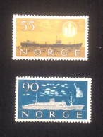 D)1960, NORWAY, STAMPS, HISTORY OF NAVIGATION, TANKER "DALFONN", CRUISE SHIP "BERGENSFJORD", MNH - Other & Unclassified