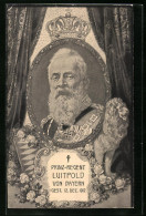 AK Gerahmtes Portrait Von Prinzregent Luitpold  - Royal Families