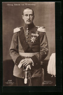 AK Herzog Albrecht Von Württemberg In Uniform Mit Ordenspange Und Portepee Am Degen  - Familles Royales