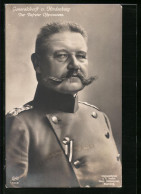 AK Generaloberst Paul Von Hindenburg In Uniform  - Historische Persönlichkeiten