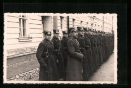 Foto-AK Lettische Soldaten Beim Appell  - Lettonie