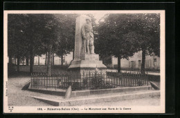 CPA Ménetou-Salon, Le Monument Aux Morts De La Guerre  - Autres & Non Classés