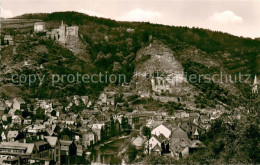 73762032 Idar-Oberstein Fliegeraufnahme Mit Schloss Und Felsenkirche Idar-Oberst - Idar Oberstein