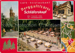 73761967 Wiesbaden Cafe Restaurant Berggaststaette Schlaeferskopf Freiterrasse   - Wiesbaden
