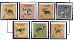 Rotary International 981110 UK Scotland Calve Dogs Gold Overprint - Rotary, Lions Club