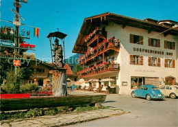 73761935 Ruhpolding Marienbrunnen Maibaum Ruhpoldinger Hof Ruhpolding - Ruhpolding