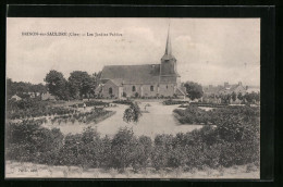 CPA Brinon-sur-Sauldre, Les Jardins Publics  - Brinon-sur-Sauldre