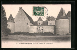 CPA St-Germain-du-Puy, Chateau De Villemenard  - Autres & Non Classés