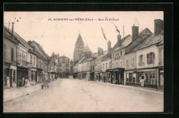 CPA Aubigny, Rue Du Prieure  - Autres & Non Classés