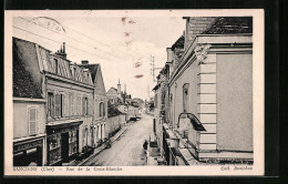 CPA Sancoins, Rue De La Croix-Blanche  - Sancoins