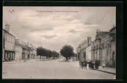 CPA Baugy, Place Nationale, Cote Nord  - Baugy