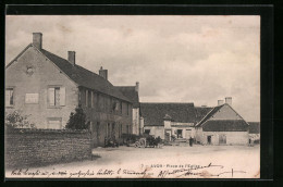 CPA Avor, Place De L`Eglise  - Autres & Non Classés