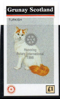 Rotary International 98 UK Scotland Grunay Cat Silver Overprint - Rotary Club