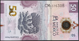 MEXICO $50 ! SERIES CM 6-DEC-2023 ! Victoria Rod. Sign. AXOLOTL POLYMER NOTE Mint BU Crisp Read Descr. For Notes - Mexique