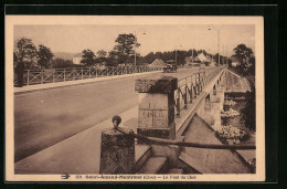 CPA St-Amand-Montrond, Le Pont Du Cher  - Saint-Amand-Montrond