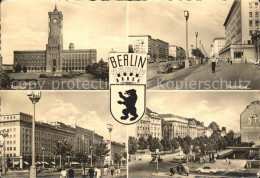 72357810 Berlin Rathaus Stalinallee Unter Den Linden Wappen Berlin - Andere & Zonder Classificatie