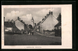 CPA Sancergues, Grande Rue  - Sancergues