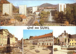 72356023 Suhl Thueringer Wald Blick Vom Haus Der Gewerkschaften Steinweg Rathaus - Suhl