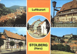 72356001 Stolberg Harz Teilansicht Rathaus Rittergasse FDGB Erholungsheim Fachwe - Stolberg (Harz)