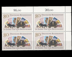 Deutschland, MiNr. 1300, 4er Block Ecke Rechts Oben, Postfrisch - Unused Stamps