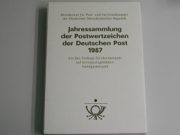 DDR, Jahrbuch 1987, Gestempelt - Oblitérés
