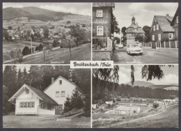 Breitenbach, Teilansicht, Hauptstraße, Blockhaus, Schwimmbad - Sonstige & Ohne Zuordnung