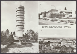 Brandenburg, Friedenswarte Auf Dem Marienberg, Konsum-Kaufhalle, Blick über Brandenburg - Other & Unclassified
