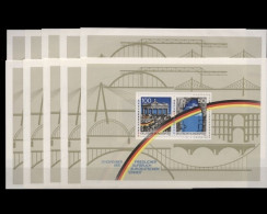 Deutschland (BRD), Block 22, 10 Blöcke, Postfrisch - Ungebraucht