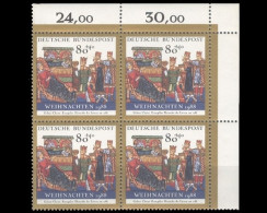 Deutschland (BRD), MiNr. 1396, 4er Block, Ecke Re. Oben, Postfrisch - Unused Stamps