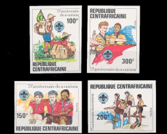 Zentralafrik. Republik, MiNr. 807-810 B, Postfrisch - Central African Republic