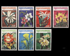 Kambodscha, Blumen, MiNr. 591-597, Postfrisch - Kambodscha