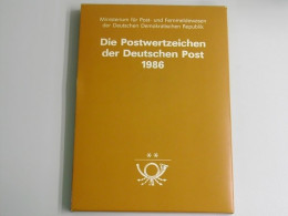 DDR, Jahrbuch 1986, Postfrisch - Ungebraucht