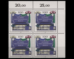 Berlin, MiNr. 866 Viererblock Ecke Rechts Oben, Postfrisch - Unused Stamps