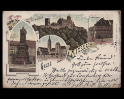 Eisenach, Luther-Denkmal, Wartburg, Lutherhaus, Nikolaitor - Other & Unclassified