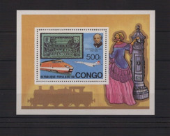 Kongo (Brazzaville), Eisenbahn, MiNr. Block 19, Postfrisch - Sonstige & Ohne Zuordnung