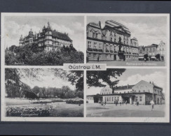 Güstrow, I. M., Schloß, Bahnhof, Rathaus Mit Marktplatz ... - Altri & Non Classificati