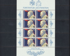 Liechtenstein, MiNr. 830 Kleinbogen, Postfrisch - Other & Unclassified