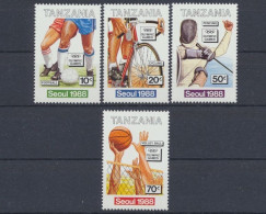 Tansania, MiNr. 471-474, Postfrisch - Tanzanie (1964-...)