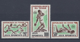 Tschad, Michel Nr. 89-91, Postfrisch - Tchad (1960-...)