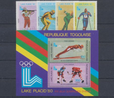 Togo, MiNr. 1414-1417, Block 151, Postfrisch - Togo (1960-...)