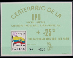 Ecuador, Michel Nr, Block 66 B O.G., Ungebraucht - Ecuador