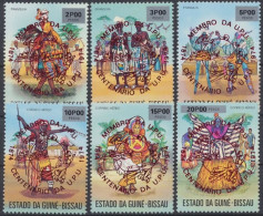Guinea - Bissau, Michel Nr. 374-379 B A, Postfrisch - Guinea-Bissau