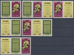 DDR, Michel Nr. 1365-1367 A Zd - Kombi, Postfrisch - Zusammendrucke