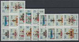 DDR, Michel Nr. 3289-3294 Zd - Kombi, Postfrisch - Zusammendrucke