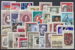 Österreich, MiNr. 1631-1663, Jahrgang 1980, Postfrisch - Volledige Jaargang
