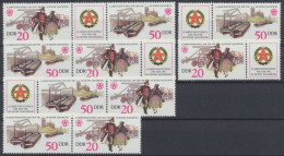 DDR, Michel Nr. 3028-3029 Zd - Kombi, Postfrisch - Zusammendrucke