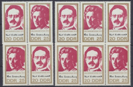 DDR, Michel Nr. 1650-1651 Zd - Kombi, Postfrisch - Zusammendrucke